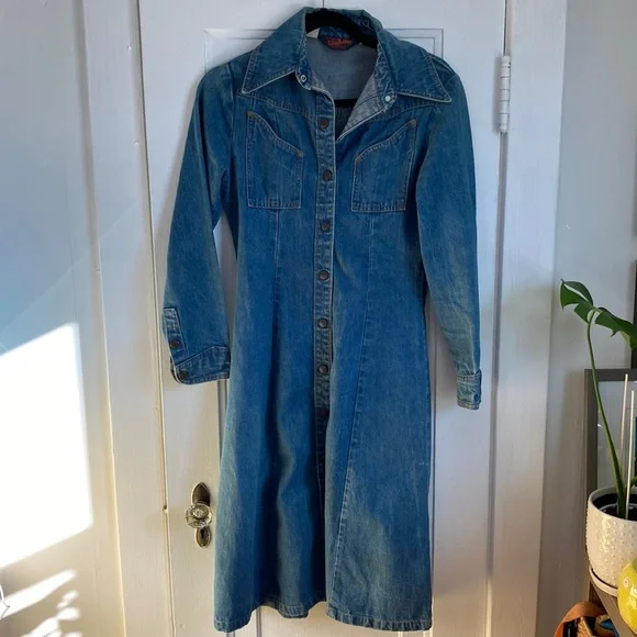 Vintage Dresses Vintage Landlubber Denim Dress Poshmark